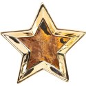 TALERZYK GWIAZDA CERAMICZNA ŚWIECZNIK 12 CM G