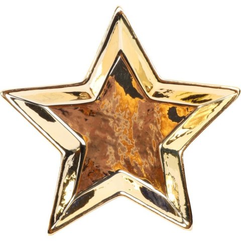 TALERZYK GWIAZDA CERAMICZNA ŚWIECZNIK 12 CM G