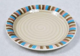 Talerz Obiadowy w Paski o Średnicy 26 cm