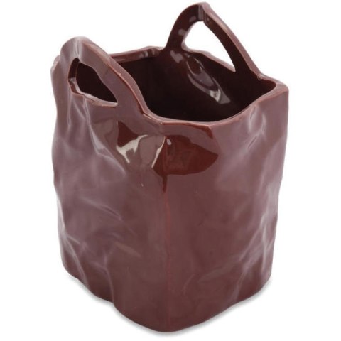 Wazon Brązowa Elegancja o Niepowtarzalnym Kształcie