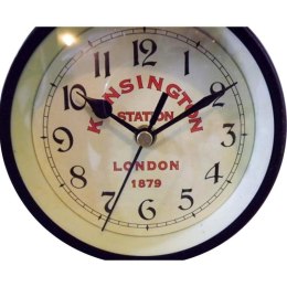 Zegar dwustronny wiszący na ramieniu z metaloplastyki 30x24 cm