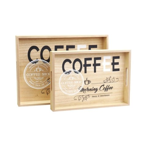 Zestaw Modern Chic - Stylowe Tace Śniadaniowe w Dwóch Rozmiarach