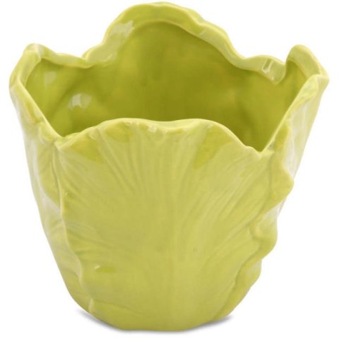 Zielona Miseczka Dekoracyjna w Kształcie Kwiatu