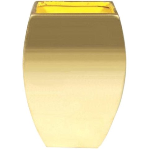 Złoty Wazonik o Wysokości 21 cm i Szerokości 13 cm
