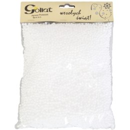 Białe Kuleczki Styropianowe do Dekoracji 4-6mm w Woreczku Foliowym