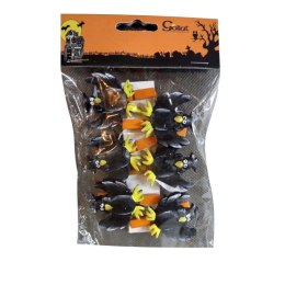 Czarne Klamerki w Kształcie Kruków - Komplet 6 Sztuk