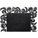 Czarny Bieżnik z Filcu 30x118cm