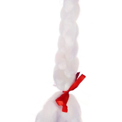 Czerwony Komplet Świąteczny dla Dzieci: Sukienka i Czapka w Stylu Śnieżynki