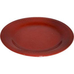 Czerwony Talerzyk Deserowy z Kolekcji Modularnej, Bezpieczny dla Zmywarki i Mikrofalówki, 21,5 cm