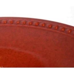 Czerwony Talerzyk Deserowy z Kolekcji Modularnej, Bezpieczny dla Zmywarki i Mikrofalówki, 21,5 cm