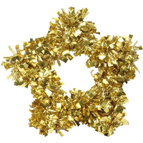 Dekoracja świąteczna Gwiazda do zawieszenia z folii złotej