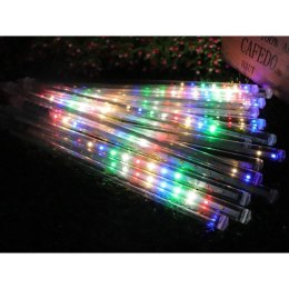 Dekoracyjne Meteory Świetlne LED Multi Kolor 10 sztuk, 60cm, Do Użytku Zewnętrznego