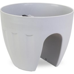 Doniczka na Balustradę Mrozoodporna i UV-Odporna Szara 20x26 cm LS7001S/Szary