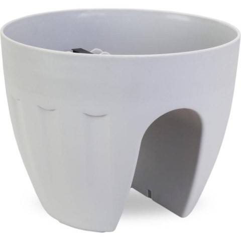 Doniczka na Balustradę Mrozoodporna i UV-Odporna Szara 20x26 cm LS7001S/Szary
