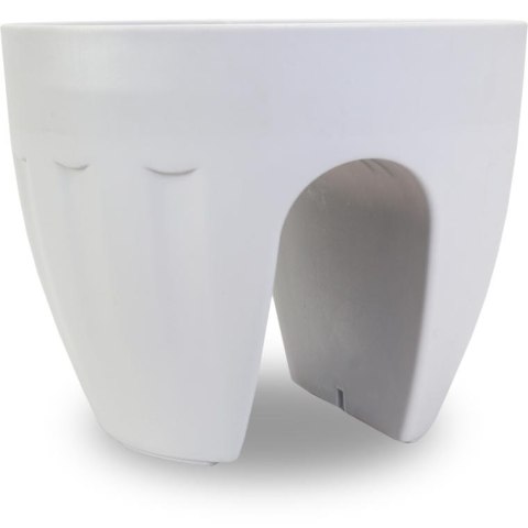 Doniczka na Balustradę Mrozoodporna i UV-Odporna Szara 20x26 cm LS7001S/Szary