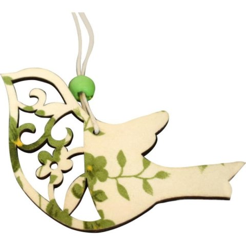 Drewniane zawieszki Leśne Ptaki - zestaw 3 sztuk