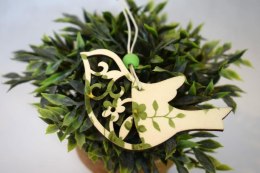 Drewniane zawieszki Leśne Ptaki - zestaw 3 sztuk