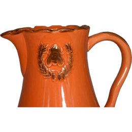 Dzbanek ceramiczny w kolorze pomarańczowym 20 cm