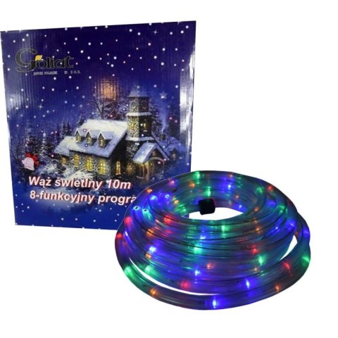 Elastyczny Wąż Świetlny LED z Multikolorowymi Lampkami i 8-Funkcyjnym Programatorem