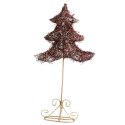 Figurka Choinka Dekoracyjna w Kolorze Brązowym