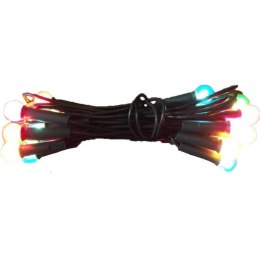 Kolorowe Perłowe Lampki Choinkowe 20L na Zielonym Kablu 1.4m 220V-240V do Użytku Wewnętrznego