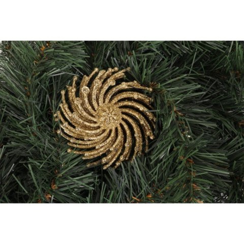 Komplet 3 brokatowych ozdób złotych