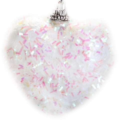 Komplet 3 serc styropianowych, opalizujących, 6 cm, YH167