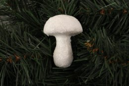 Komplet 6 Śnieżnobiałych Grzybków Styropianowych w Opalizującym Boksie PVC