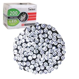 Lampki Choinkowe LED 200 światełek, Kolor Zimny Biały, Wewnętrzne, w Praktycznym Ringu, IP20