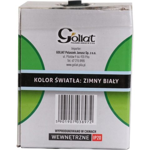 Lampki Choinkowe LED 200 światełek, Kolor Zimny Biały, Wewnętrzne, w Praktycznym Ringu, IP20