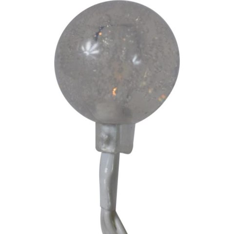 Lampki LED w kształcie kul białe, bateryjne, 20 sztuk, do użytku wewnętrznego