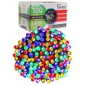 Lampki choinkowe 100 led zewnętrzne multikolor