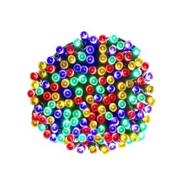 Lampki choinkowe 200 led sznur multikolor z gniazdem i flash