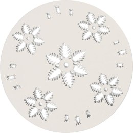 Okrągła Serweta Filcowa Koloru Kremowego, 30 cm