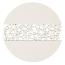 Okrągła Serweta Filcowa Koloru Kremowego o Średnicy 30cm