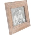 Postarzana Drewniana Ramka na Zdjęcie 16 x 20.5 cm z Jasnym Brązowym Wykończeniem