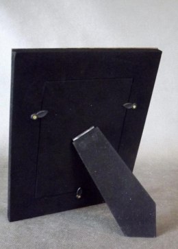 Ramka na zdjęcie stojąca kolor brązowy (imitacja skóry)