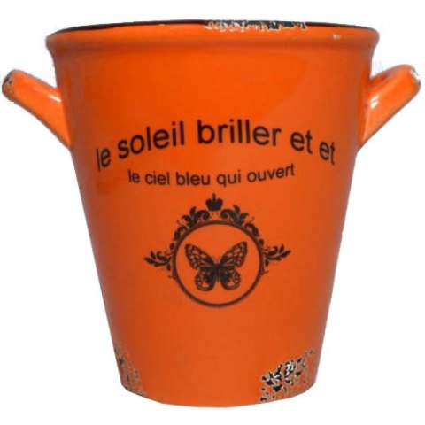 Seledynowy Ceramiczny Kubek-Osłonka w Stylu Vintage, Wysokość 10,5 cm