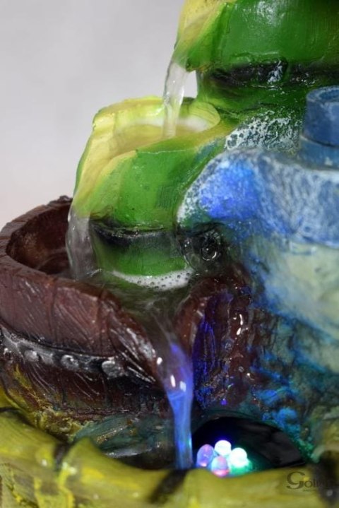 Stylowa Fontanna Domowa z Pompką Nawilżająca Powietrze 32x19 cm