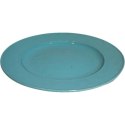 Talerz Obiadowy Vintage Turkusowy 28,5 cm