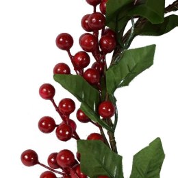 Wianek dekoracyjny z jarzębiny 30cm - Czerwony