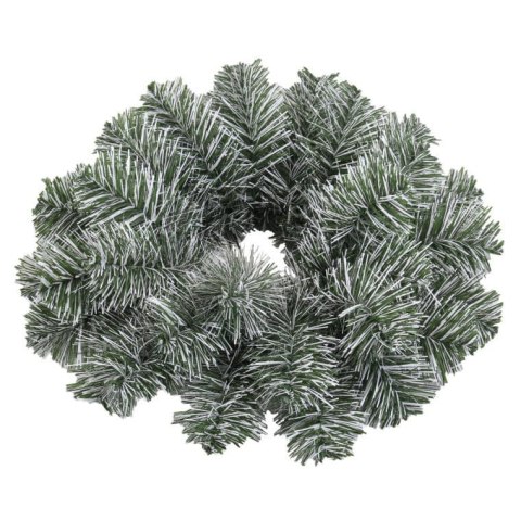 Wianek świerkowy POLSKI zielono biały 40 cm