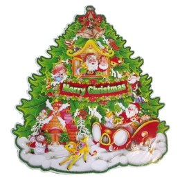 Zawieszka choinkowa z papieru o wymiarach 40x36cm