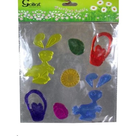 Żelki do przyklejenia na okno zajączki