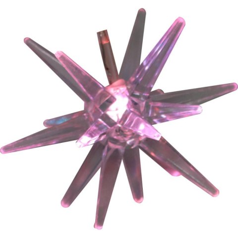 Zestaw 8 Lampek Choinkowych w Kształcie Gwiazd Multikolor LED