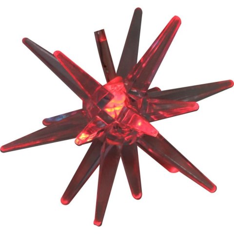 Zestaw 8 Lampek Choinkowych w Kształcie Gwiazd Multikolor LED