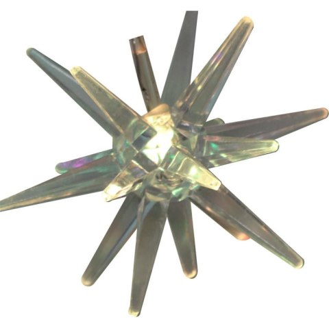 Zestaw 8 Lampek Choinkowych w Kształcie Gwiazd Multikolor LED