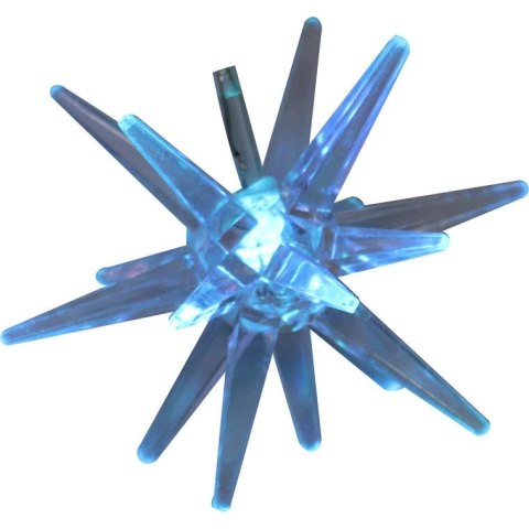 Zestaw 8 Lampek Choinkowych w Kształcie Gwiazd Multikolor LED