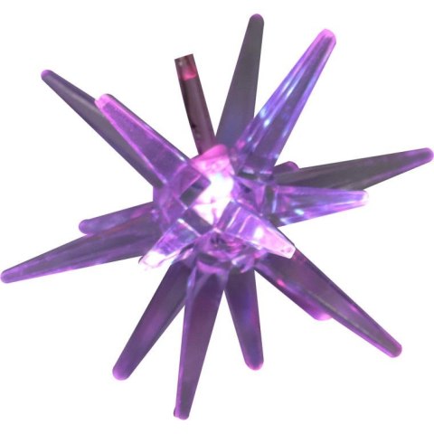 Zestaw 8 Lampek Choinkowych w Kształcie Gwiazd Multikolor LED