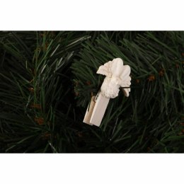 Zestaw 8 klamerek aniołki 4.5 cm białe